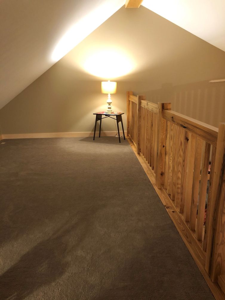 Black Stained Oak Railing